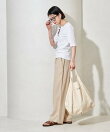コットンモダール ヘンリーネック 半袖Tシャツ