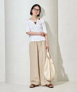 コットンモダール ヘンリーネック 半袖Tシャツ