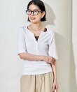 コットンモダール ヘンリーネック 半袖Tシャツ