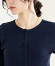 コットンモダール ヘンリーネック 半袖Tシャツ