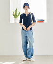 コットンモダール ヘンリーネック 半袖Tシャツ