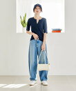 コットンモダール ヘンリーネック 半袖Tシャツ