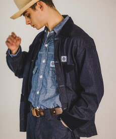 BEAMS PLUS POST OVERALLS * BEAMS PLUS / 別注 Tex Mex Ranch Jacket ビームス メン ジャケット・アウター ブルゾン・ジャンパー ブルー【送料無料】