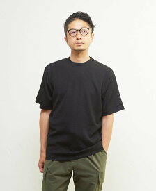 【SALE／30%OFF】MEN'S MELROSE テクスチャーメッシュクルーネックTシャツ メンズメルローズ トップス カットソー・Tシャツ ブラウン グリーン ブラック【送料無料】