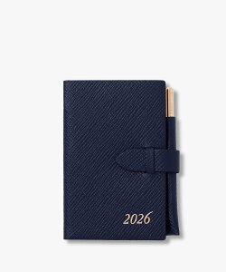 SMYTHSON Pastegrain 2026 WFR Weekly Diary with Pencil �X�}�C�\�� ���[�� �蒠�E������ �l�C�r�[�y���������z