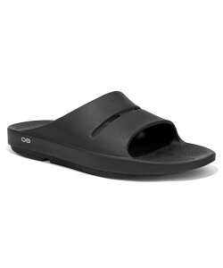 OOFOS Ooahh / �E�[�A�[ (26cm~28cm�T�C�Y�W�J) 26SS �t���[�N�X�X�g�A �V���[�Y�E�C �T���_�� �u���b�N �z���C�g�y���������z