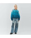 atmos pink Gradation Jacquard Sweater BLUE