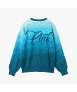 atmos pink Gradation Jacquard Sweater BLUE