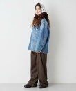 PAUL & JOE ACCESSOIRES/(W)シルクツイルプリントスカーフ