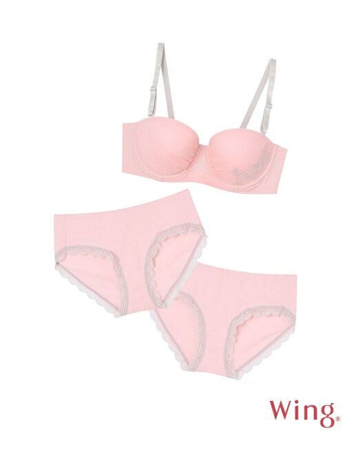 Wing Wing W ウイング ブラジャー１枚 ショーツ２枚セット １ ２カップブラ Rakuten Fashion 楽天ファッション 旧楽天ブランドアベニュー W