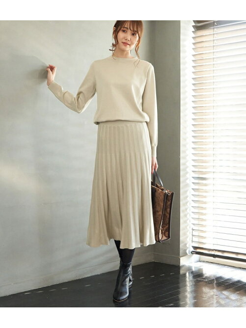 Rope Picnic クルーネックプリーツニットワンピース Rakuten Fashion 楽天ファッション 旧楽天ブランドアベニュー Bk2915