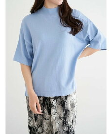 【SALE／60%OFF】Ludic Park ハイネックニットトップス(無地/ボーダー) ルディックパーク トップス ニット ブルー ホワイト