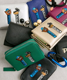 ear PAPILLONNER 【PEZ(ペッツ)×perche(ペルケ)×ear】コラボジャバラ折り財布 イア パピヨネ 財布・ポーチ・ケース 財布 ブラック ゴールド シルバー ブルー グリーン【送料無料】