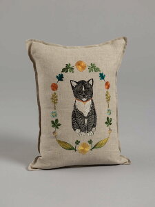 Coral & Tusk �N�b�V�����J�o�[ 30x40 Kitten Cameo �A�b�V���y�[�t�����X �C���e���A�E�����G�� �N�b�V�����E�N�b�V�����J�o�[�y���������z