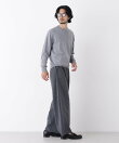 「DELEGANT」 バレルレッグイージーパンツ(セットアップ可)