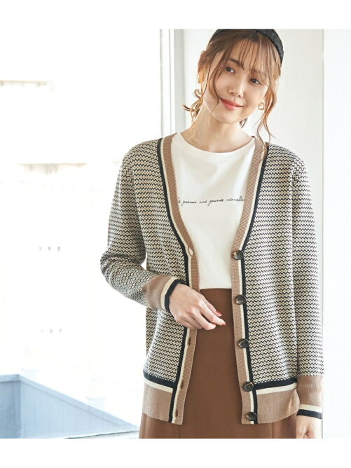 Rope Picnic キカ柄vネックニットカーディガン Rakuten Fashion 楽天ファッション 旧楽天ブランドアベニュー Bk2916