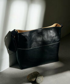 TIDEWAY TIDEWAY/OIL SHRINK SHOULDER/L T3155 ショルダーバッグ セットアップセブン バッグ ショルダーバッグ ブラウン ブラック【送料無料】