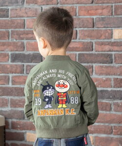 ANPANMAN KIDS COLLECTION APKC/(K)�A���p���}���΂�����܂�i�C�����h�JMA-1 �A���p���}���L�b�Y�R���N�V���� �W���P�b�g�E�A�E�^�[ MA-1 �J�[�L�O���[���y���������z