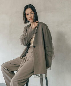 LEPSIM �s�I�t�B�X���C���tTR�`���[���m�[�J���[�W���P�b�g ���v�V�B�� �W���P�b�g�E�A�E�^�[ �e�[���[�h�W���P�b�g�E�u���U�[ �O���[ �u���E���y���������z