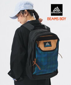 BEAMS BOY 【別注】GREGORY / VINTAGE DITCH DAY CHECK バックパック リュック 旅行 フェス キャンプ 通勤通学 帰省 ギフト プレゼント ビームス ウイメン バッグ リュック・バックパック ブラック【送料無料】