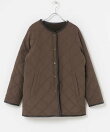 リバーシブルボア撥水キルティングコート