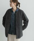 リバーシブルボア撥水キルティングコート