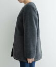 リバーシブルボア撥水キルティングコート