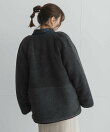 リバーシブルボア撥水キルティングコート