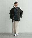 リバーシブルボア撥水キルティングコート
