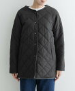 リバーシブルボア撥水キルティングコート