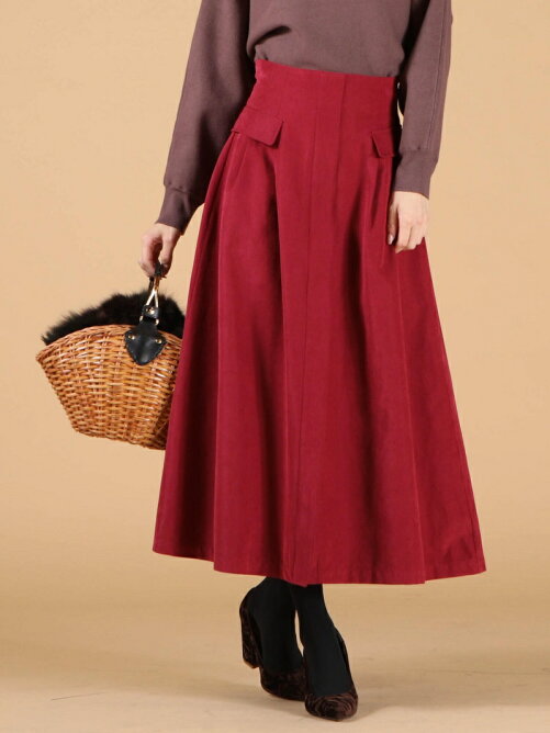 Queens Court ピーチラップフレアスカート Rakuten Fashion 楽天ファッション 旧楽天ブランドアベニュー Bw17
