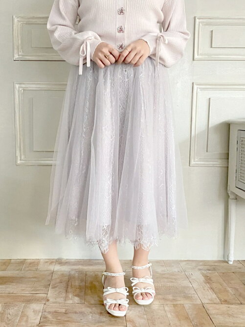 Lodispotto レースレイヤードシュガーチュールスカート Rakuten Fashion 楽天ファッション 旧楽天ブランドアベニュー Ce6917