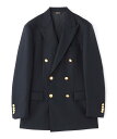 【SALE／41%OFF】Paul Stuart 【QUINTESSENTIAL】クラシックホップサックダブルブレストネイビーブレザー ポール・スチュアート ジャケット・アウター テーラードジャケット・ブレザー ネイビー【送料無料】