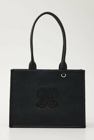 rienda 【WEB限定】WRRロゴフェイクレザートートバッグ リエンダ バッグ その他のバッグ ブラック【送料無料】