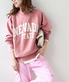 JOURNAL STANDARD relume 《WEB限定追加》NEVADAロゴスウェット ジャーナル スタンダード レリューム トップス スウェット・トレーナー ピンク【送料無料】