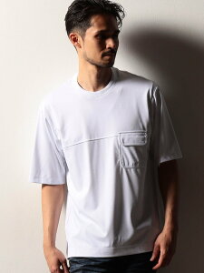 NICOLE CLUB FOR MEN �yRIELABO�z�V���N���X�g���b�`�X���[�XT�V���c �j�R�� �g�b�v�X ���̑��̃g�b�v�X �z���C�g �l�C�r�[ �O���[�y���������z