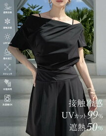Re:EDIT ドレープトップス リエディ 水着・スイムグッズ ラッシュガード ブラック ブラウン ホワイト【送料無料】