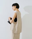 【セットアップ対応】モールヘリンボーンVネックベスト/ジレ【予約】