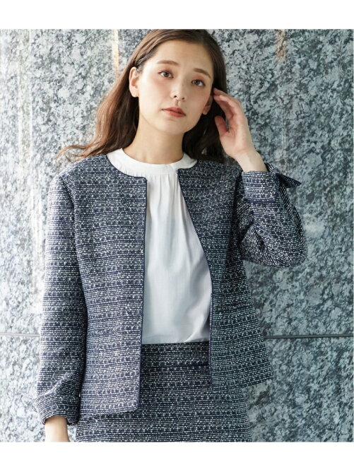 Rope Picnic セットアップ対応 ノーカラーツイードジャケット Rakuten Fashion 楽天ファッション 旧楽天 ブランドアベニュー T317