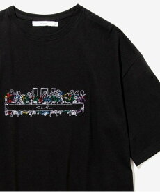 rehacer Last Supper ” 最後の晩餐 ” on Wide Cutsew レアセル トップス カットソー・Tシャツ ブラック カーキ ネイビー ホワイト【送料無料】