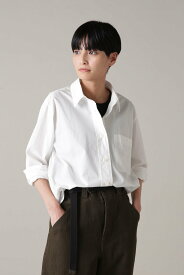 MHL. GARMENT DYE COTTON POPLIN マーガレット・ハウエル トップス シャツ・ブラウス ホワイト【送料無料】