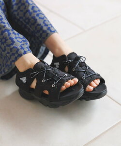 BAYFLOW [�y�ʁE���ߊȒP��]�h���X�g�T���_��[17cm-23cm](KIDS) �x�C�t���[ �V���[�Y�E�C �T���_�� �u���b�N �z���C�g