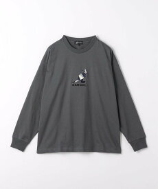 【SALE／30%OFF】a day in the life KANGOL パッチワーク ロゴ Tシャツ＜A DAY IN THE LIFE＞ ユナイテッドアローズ アウトレット トップス カットソー・Tシャツ グレー ホワイト