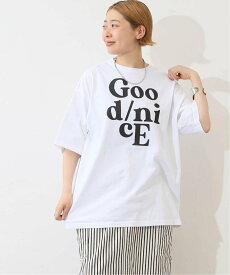 journal standard luxe 《追加》プリントT(GoodnicE) ジャーナルスタンダード ラックス トップス カットソー・Tシャツ ホワイト【送料無料】