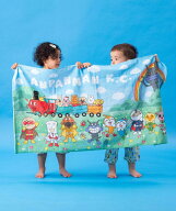 ANPANMAN KIDS COLLECTION APKC/(K)みんなお外で集合柄バスタオル アンパンマンキッズコレクション イン…