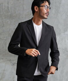 【SALE／10%OFF】JIGGYS SHOP SELECT TPUテーラードジャケット メンズ ジャケット セットアップ対応 ストレッチ 26AW ジギーズショップ ジャケット・アウター テーラードジャケット・ブレザー ブラック グレー ネイビー【送料無料】