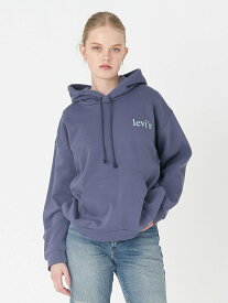 【SALE／50%OFF】Levi's グラフィック SALINAS フーディー ブルー FLORAL PEACE リーバイス トップス スウェット・トレーナー ブルー【送料無料】