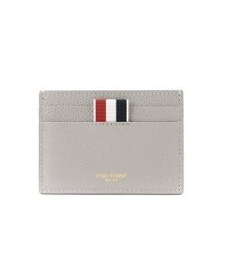 THOM BROWNE SINGLE CARD HOLDER IN PEBBLE GRAIN LEATHER �g���u���E�� ���z�E�|�[�`�E�P�[�X ���h����E�J�[�h�P�[�X �l�C�r�[ �O���[�y���������z