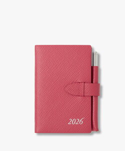 SMYTHSON Pastegrain 2026 WFR Weekly Diary with Pencil �X�}�C�\�� ���[�� �蒠�E�������y���������z