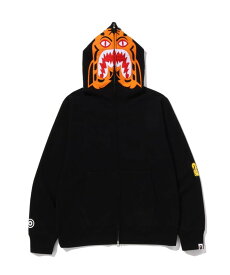 A BATHING APE TIGER FULL ZIP HOODIE ア ベイシング エイプ トップス パーカー・フーディー ピンク ブラック ホワイト グリーン【送料無料】